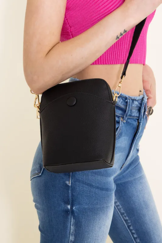 Square Tote Bag for Women in Black | TG10280-BLACK sold by Glik’s