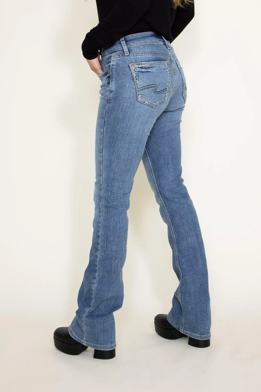Silver Jeans Suki Bootcut Medium Wash 33” Jeans for Women | L93719EKC328 sold by Glik’s product image thumbnail 4