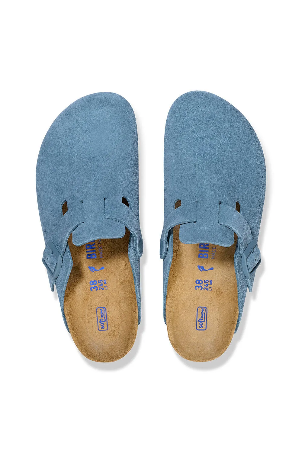 Birkenstock Boston Soft Footbed Clogs for Women in Elemental Blue | 1027711 sold by Glik’s product image thumbnail 5