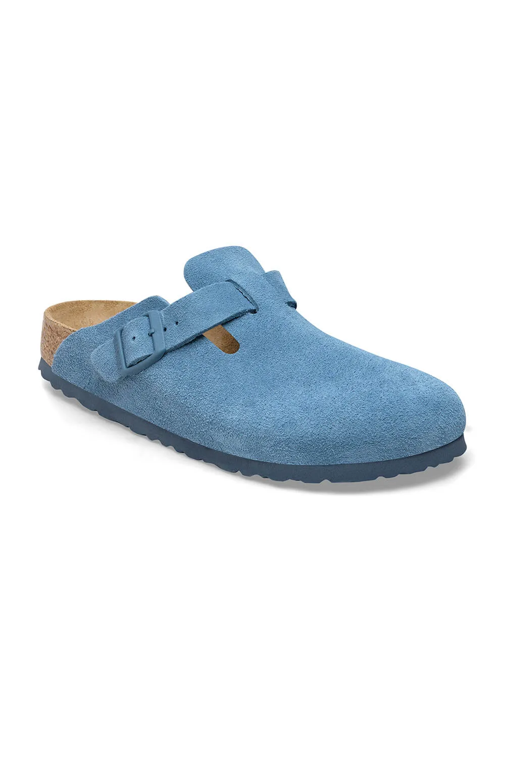 Birkenstock Boston Soft Footbed Clogs for Women in Elemental Blue | 1027711 sold by Glik’s