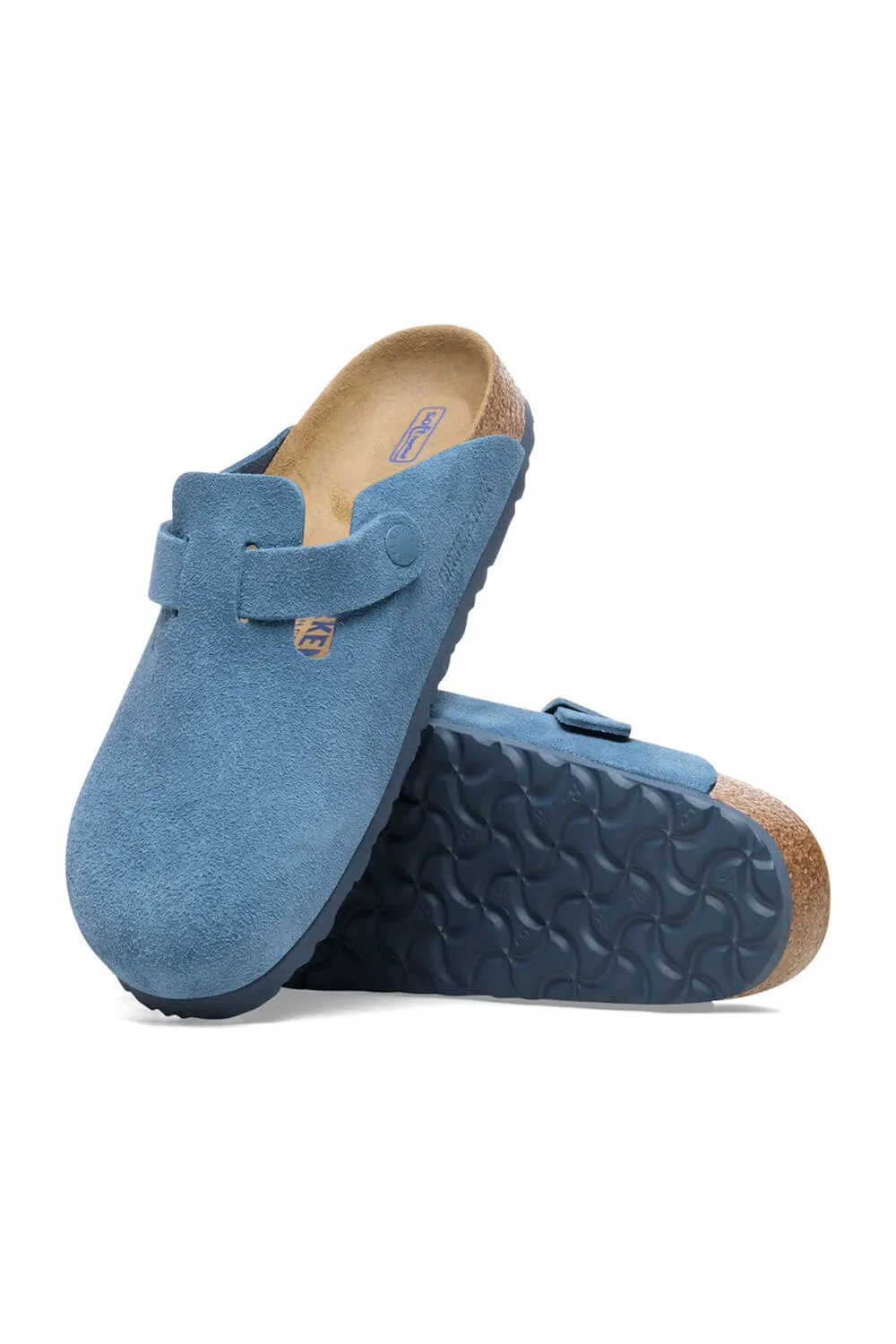 Birkenstock Boston Soft Footbed Clogs for Women in Elemental Blue | 1027711 sold by Glik’s product image thumbnail 4