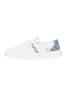 HEYDUDE Women’s Karina Crafted Boho Sneakers in White/Blue | 41966-16S sold by Glik’s