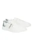 HEYDUDE Women’s Karina Crafted Boho Sneakers in White/Blue | 41966-16S sold by Glik’s