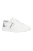 HEYDUDE Women’s Karina Crafted Boho Sneakers in White/Blue | 41966-16S sold by Glik’s