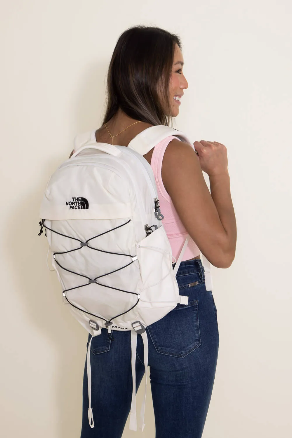 The North Face Borealis Laptop Backpack for Women in White | NF0A52SI-Q4C sold by Glik’s product image thumbnail 5