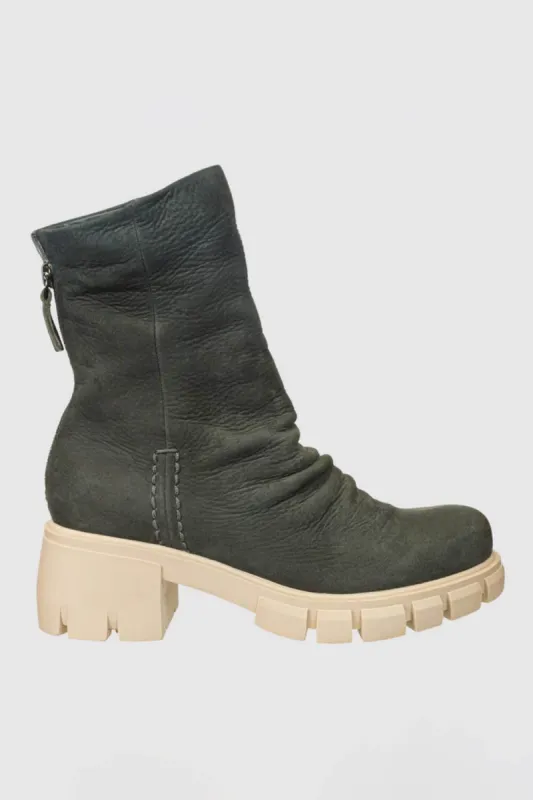 Naked Feet Protocol Lug Booties for Women in Grey | PROTOCOL-GREYNF sold by Glik’s
