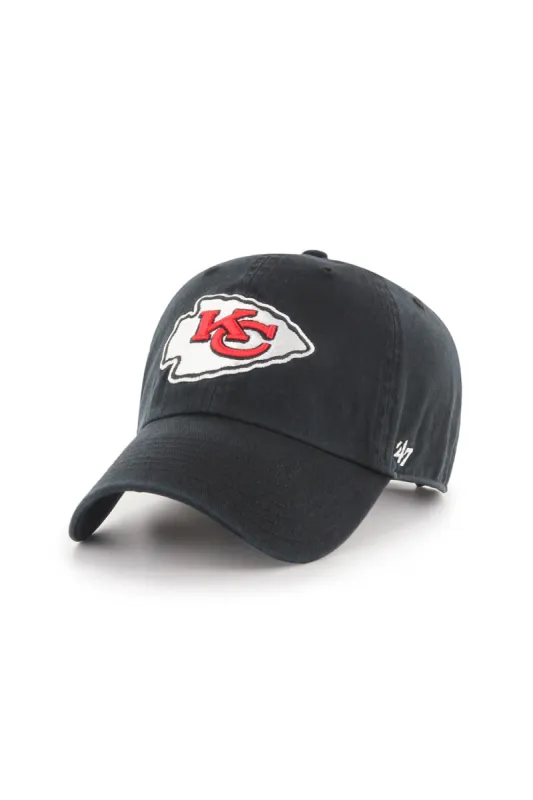'47 Kansas City Chiefs Clean Up Hat in Black | F-RGW16GWS-BK sold by Glik’s