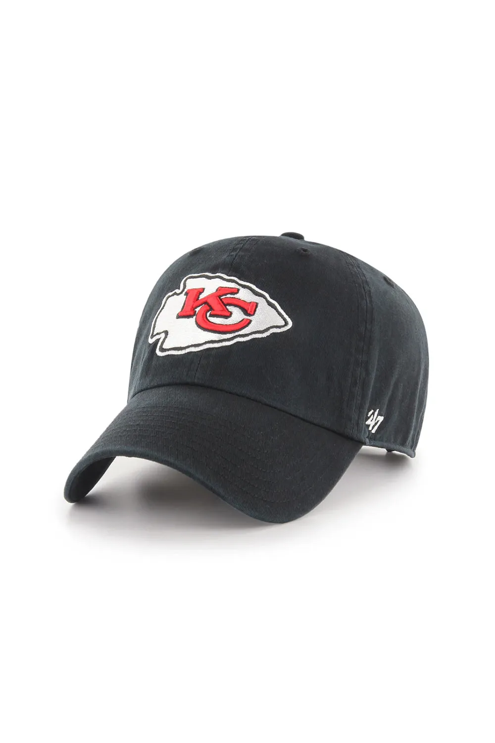 '47 Kansas City Chiefs Clean Up Hat in Black | F-RGW16GWS-BK sold by Glik’s