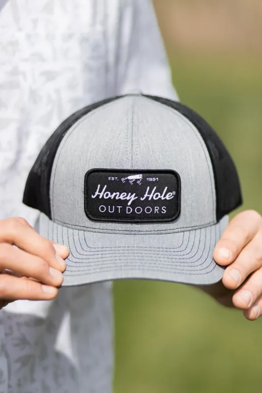 Honey Hole OG Rec Trucker Hat for Men in Grey | SB-OGR-HGB sold by Glik’s