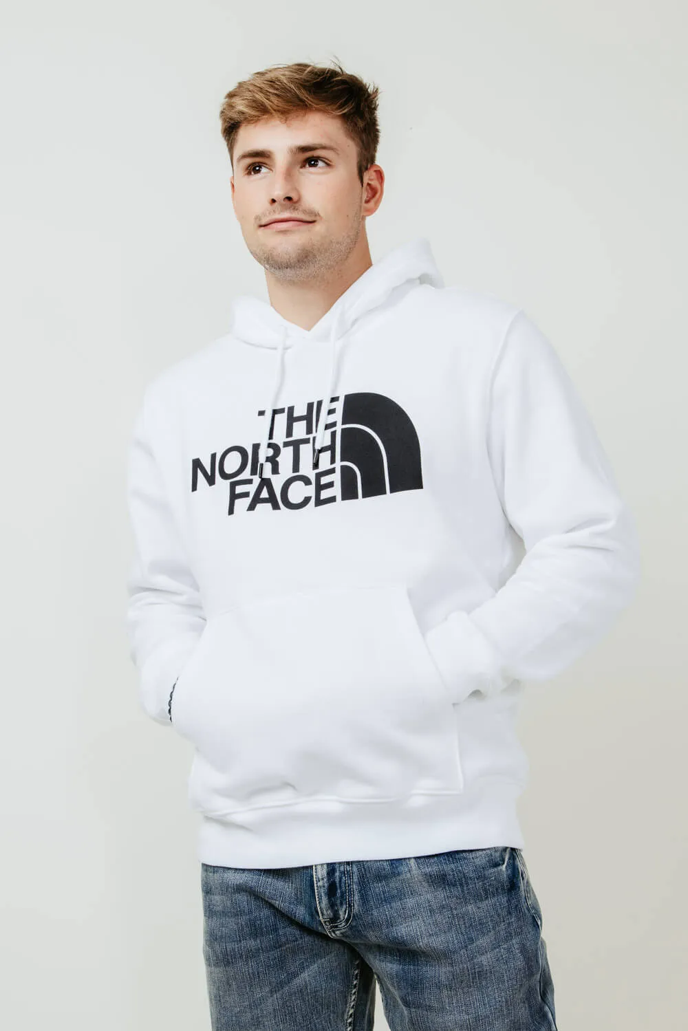 The North Face Half Dome Hoodie for Men in White | NF0A7UNL-LA9 sold by Glik’s