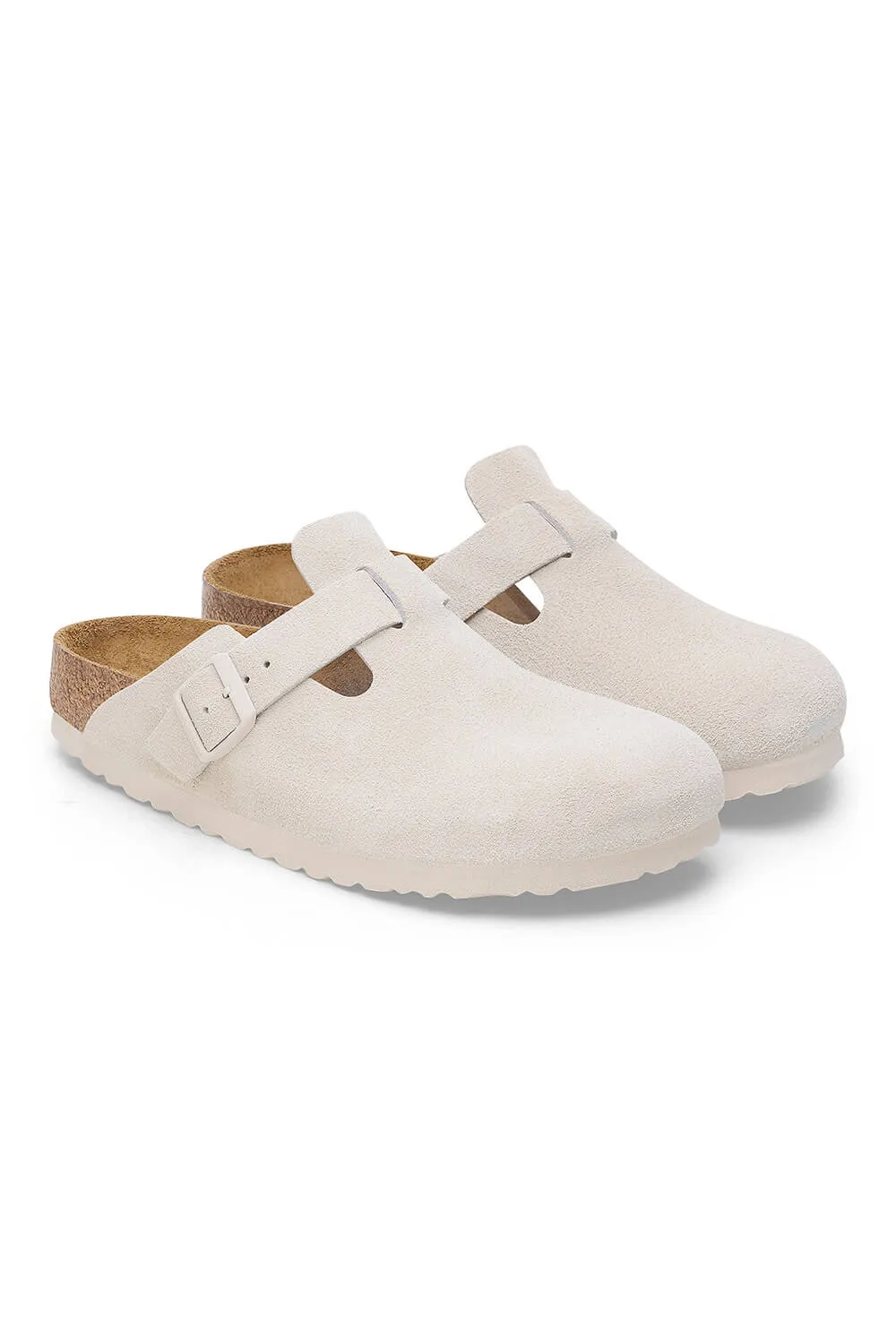 Birkenstock Boston Soft Footbed Clogs for Women in Antique White | 1027693 sold by Glik’s product image thumbnail 2