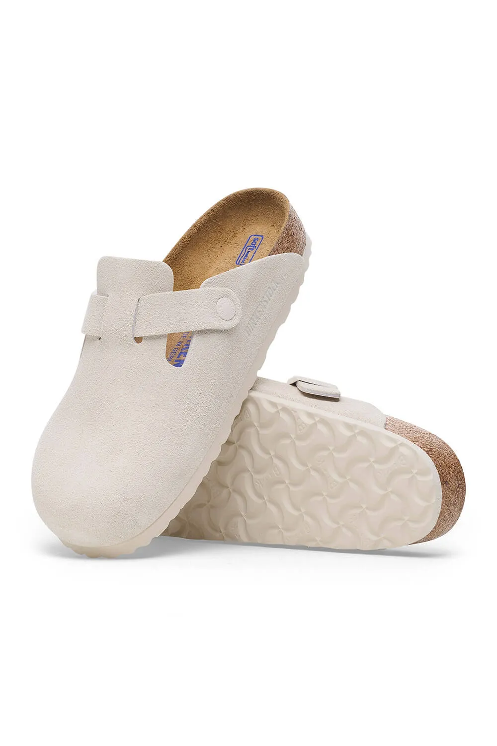 Birkenstock Boston Soft Footbed Clogs for Women in Antique White | 1027693 sold by Glik’s product image thumbnail 4