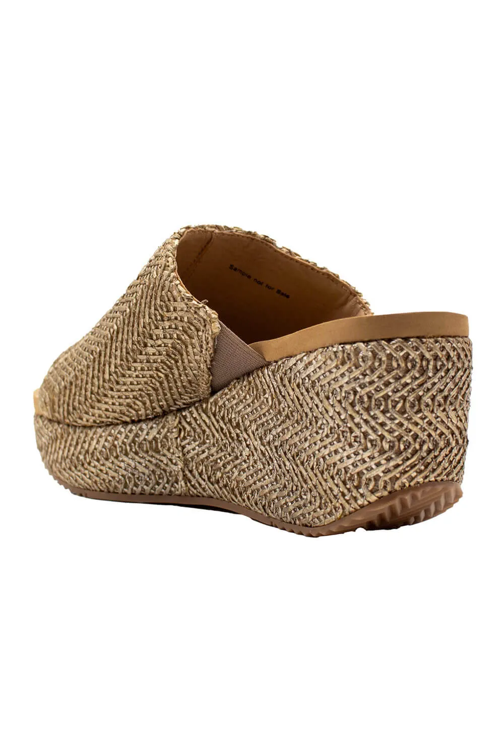Volatile Canteen Woven Wedge Sandals for Women in Brown | PV1013-PEWTER sold by Glik’s product image thumbnail 3