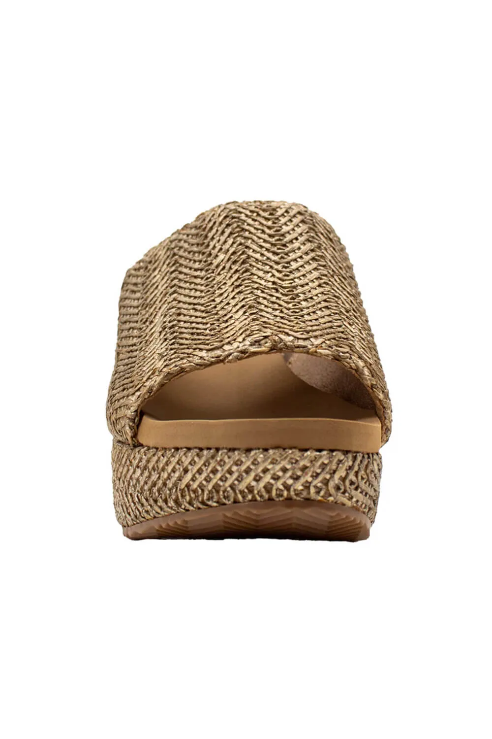 Volatile Canteen Woven Wedge Sandals for Women in Brown | PV1013-PEWTER sold by Glik’s product image thumbnail 5