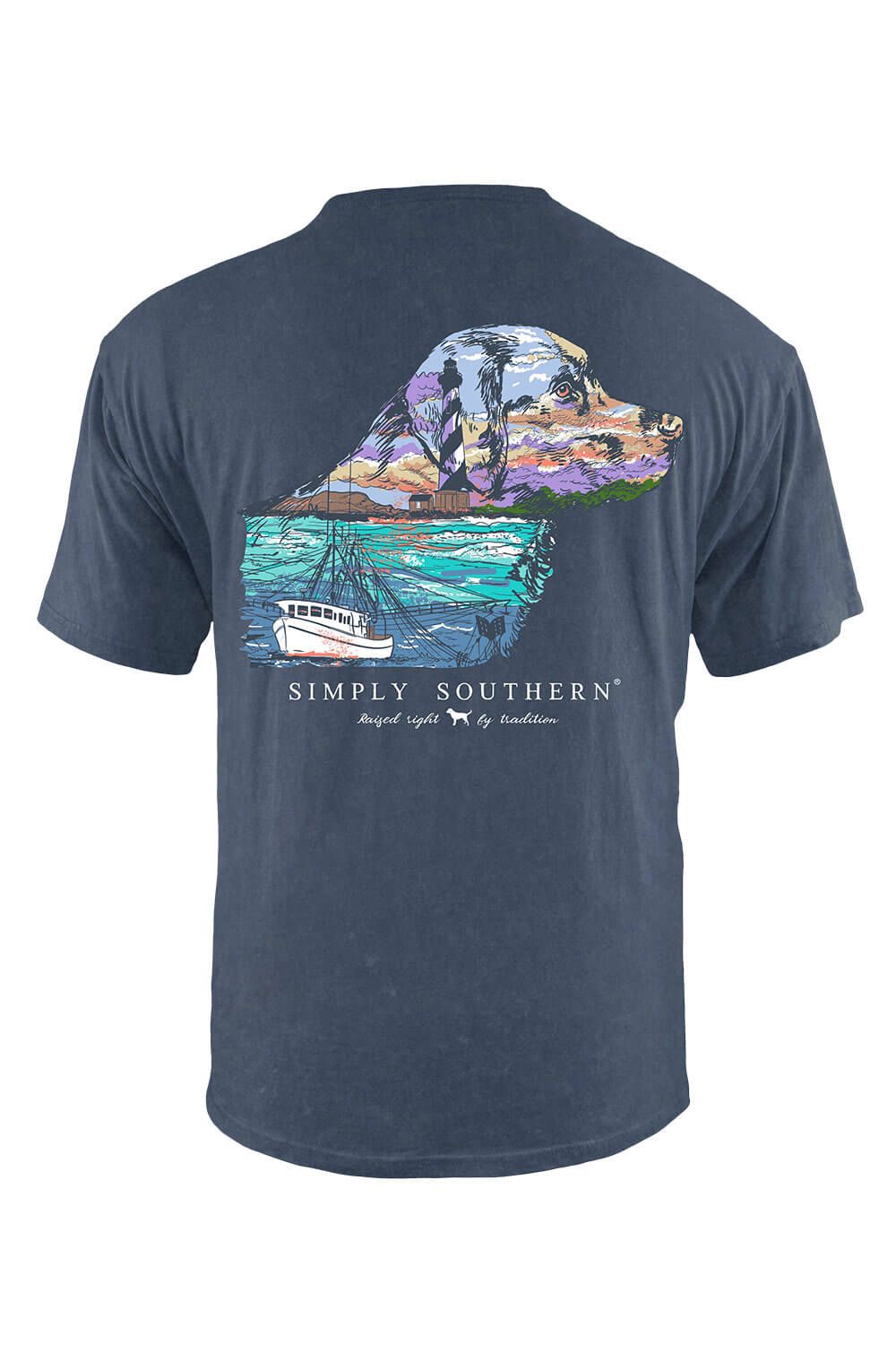 Simply Southern Lighthouse T-Shirt for Men in Grey | SC-MN-SS-LIGHTHOUSE-MOOD sold by Glik’s product image thumbnail 3