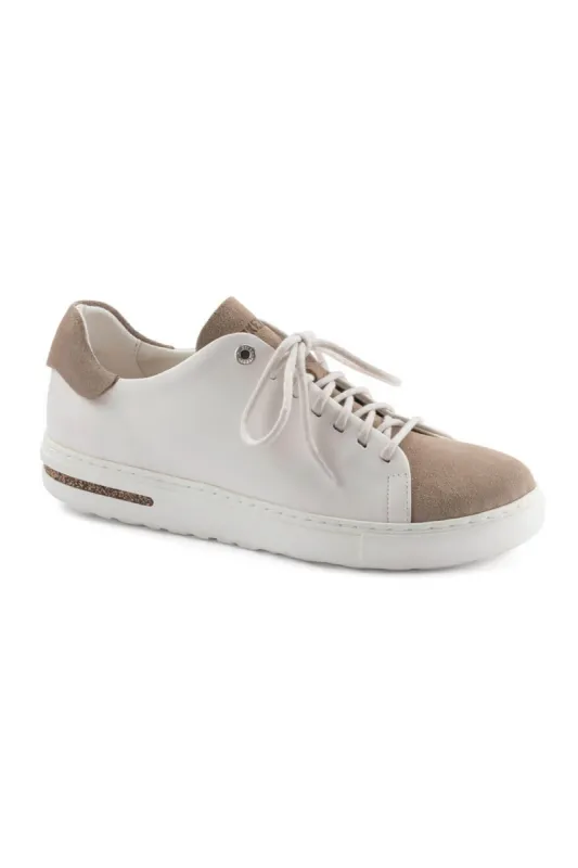 Birkenstock Bend Low Decon Pop Leather Shoes for Women in Taupe/Eggshell | 1024806 sold by Glik’s