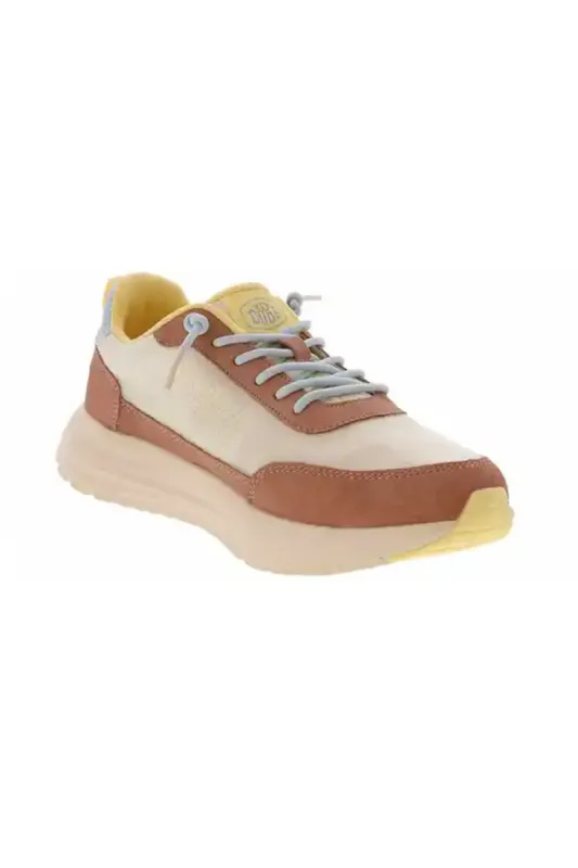 HEYDUDE Women’s Sirocco Alta Color Block Shoes in Tan | 41958-202 sold by Glik’s