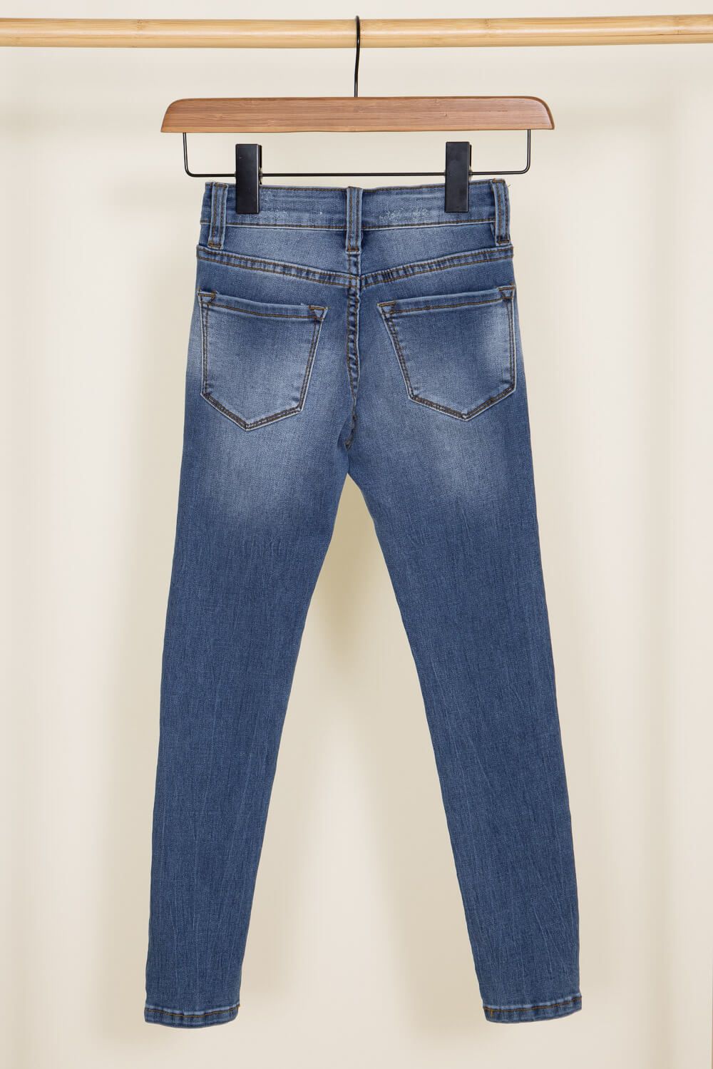KanCan Youth High Rise Skinny Jeans for Girls | KD1004-MEDDENIM sold by Glik’s product image thumbnail 2