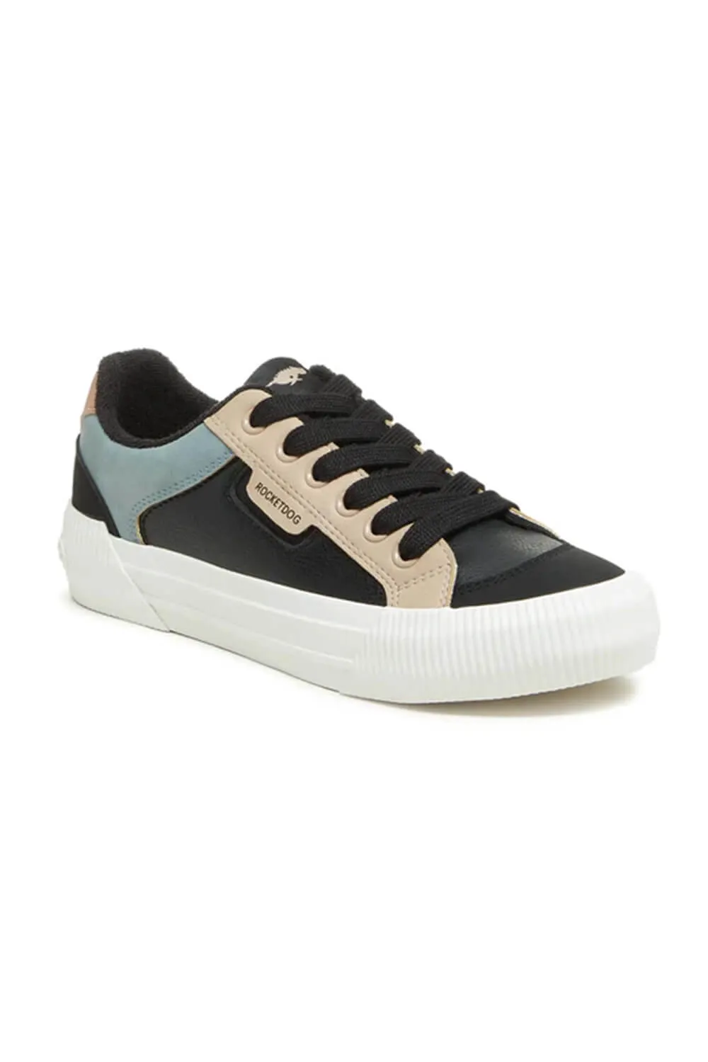 Rocket Dog Cheery Color Block Sneakers for Women in Combo Black | CHEERYBLOCKED-005 sold by Glik’s