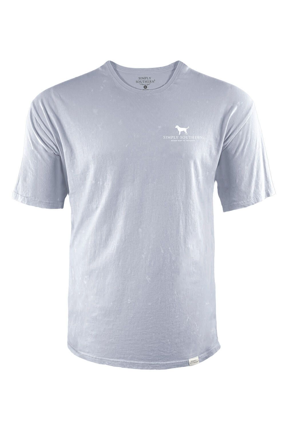 Simply Southern Flag Dog T-Shirt for Men in Grey | SC-MN-SS-FLAG-MIST sold by Glik’s product image thumbnail 2
