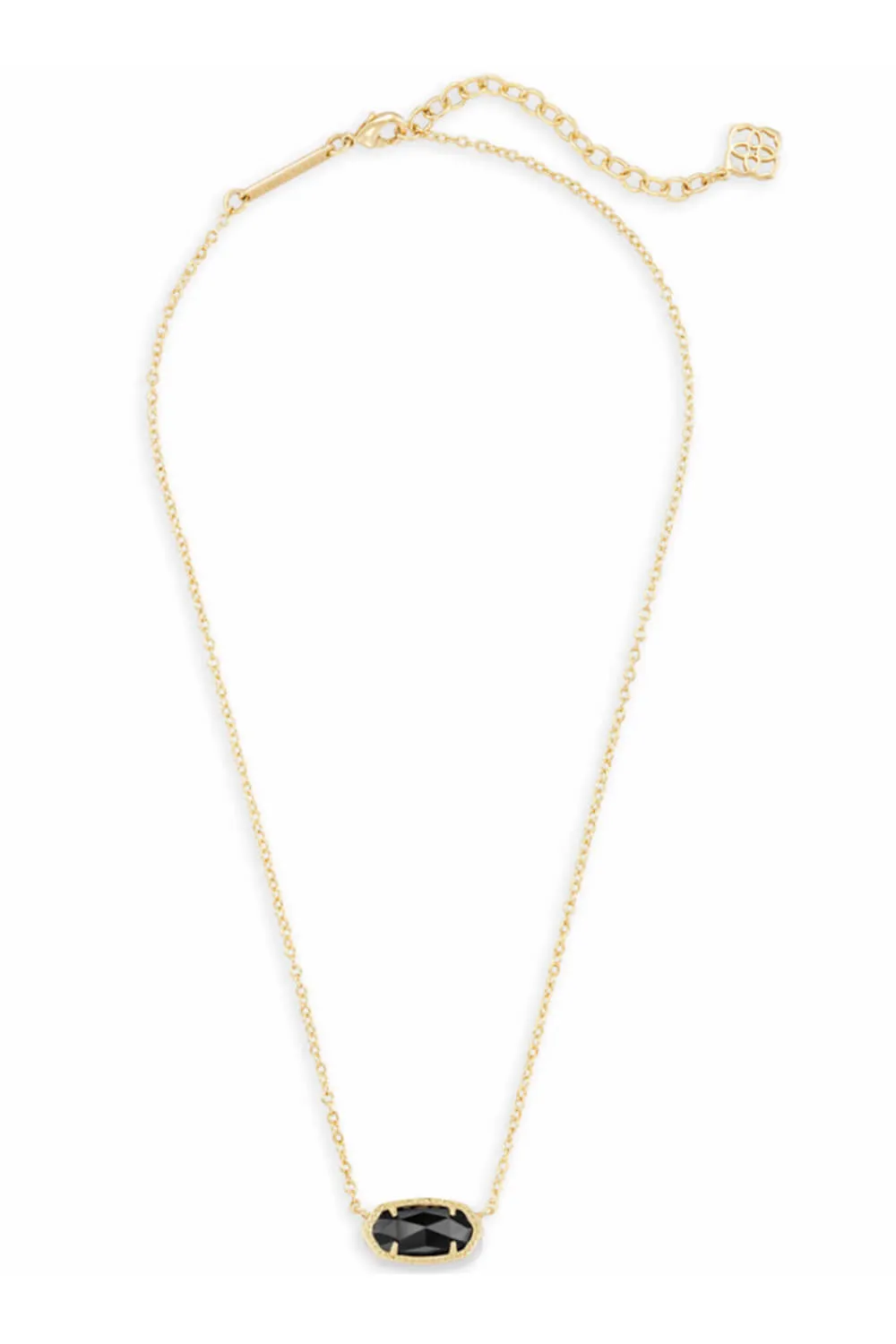 Kendra Scott Elisa Gold Pendant Necklace in Black | 4217711235 sold by Glik’s product image thumbnail 2
