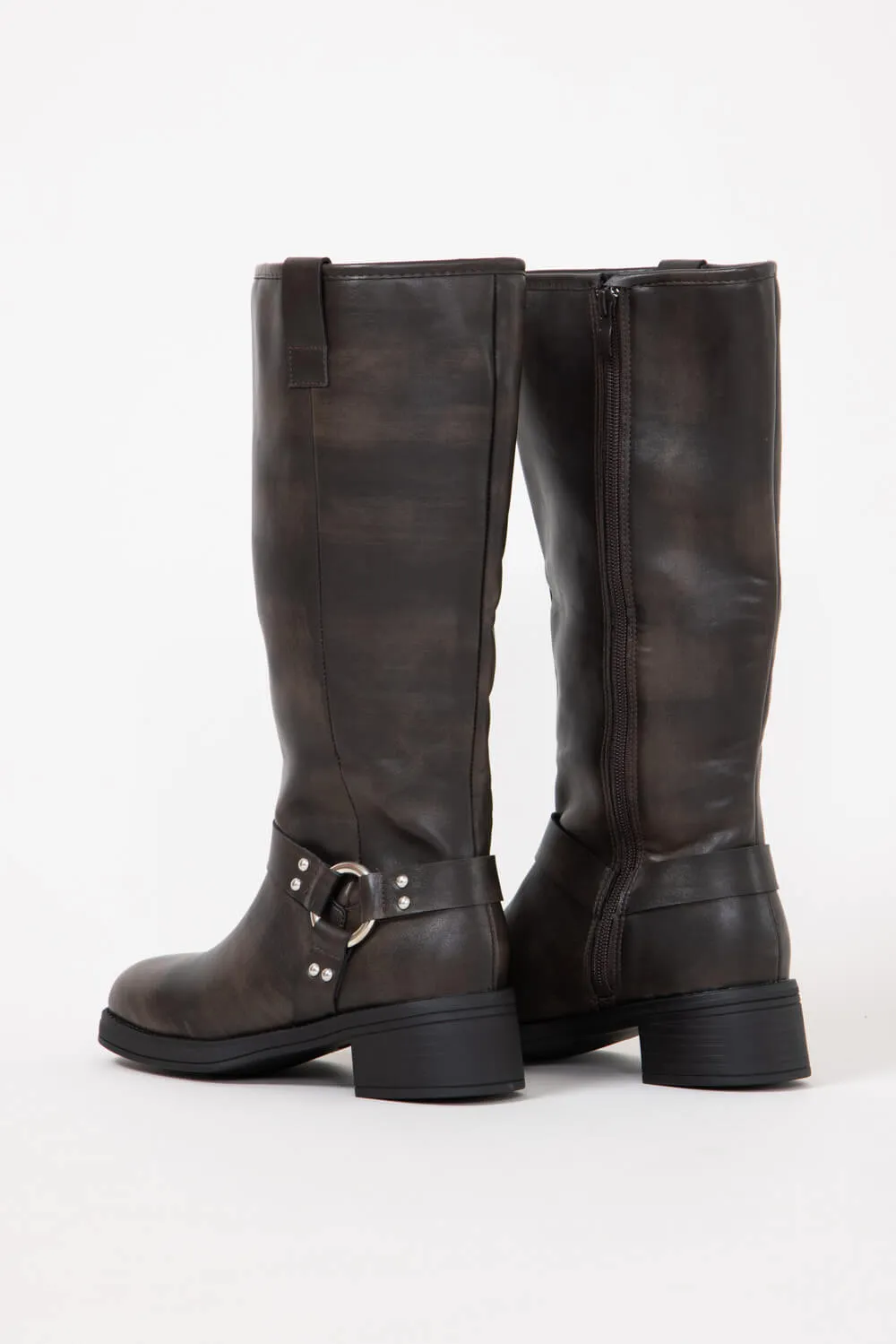 Top Moda Berline Tall Boots for Women in Brown/Grey | BERLINE-5 GREY sold by Glik’s product image thumbnail 5