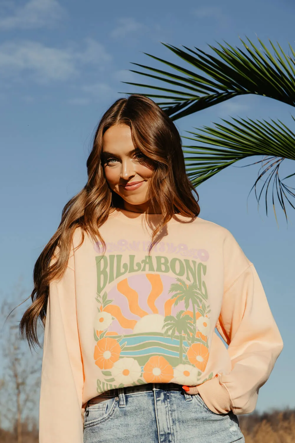 Billabong Chase The Sun Sweatshirt for Women in Orange | ABJSF00411-NEZ0 sold by Glik’s product image thumbnail 5
