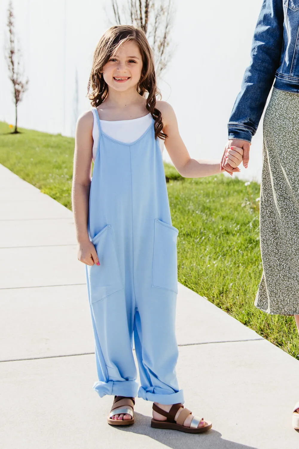 Youth Knit Onesie for Girls in Blue | MDB952G-FPI-BLU sold by Glik’s