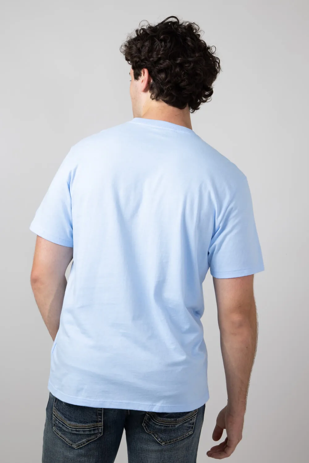 The North Face Half Dome T-Shirt for Men in Cornflower Blue | NF0A812M-1I5-BLU sold by Glik’s product image thumbnail 2