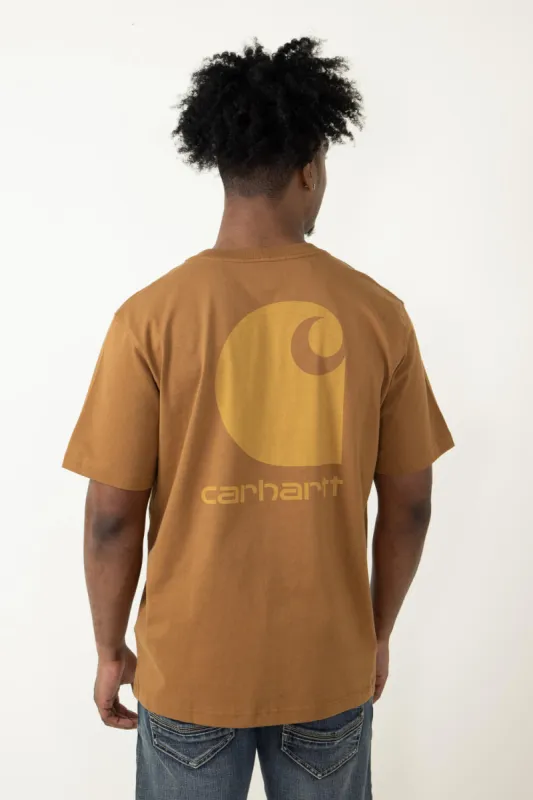 Carhartt Relaxed Heavyweight Pocket C Graphic T-Shirt for Men in Brown | 106149-BRN sold by Glik’s