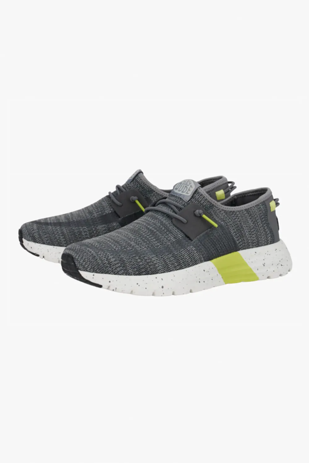 HEYDUDE Men's Sirocco Sport Mode Shoes in Heather Grey Charcoal | 40714-0CM sold by Glik’s
