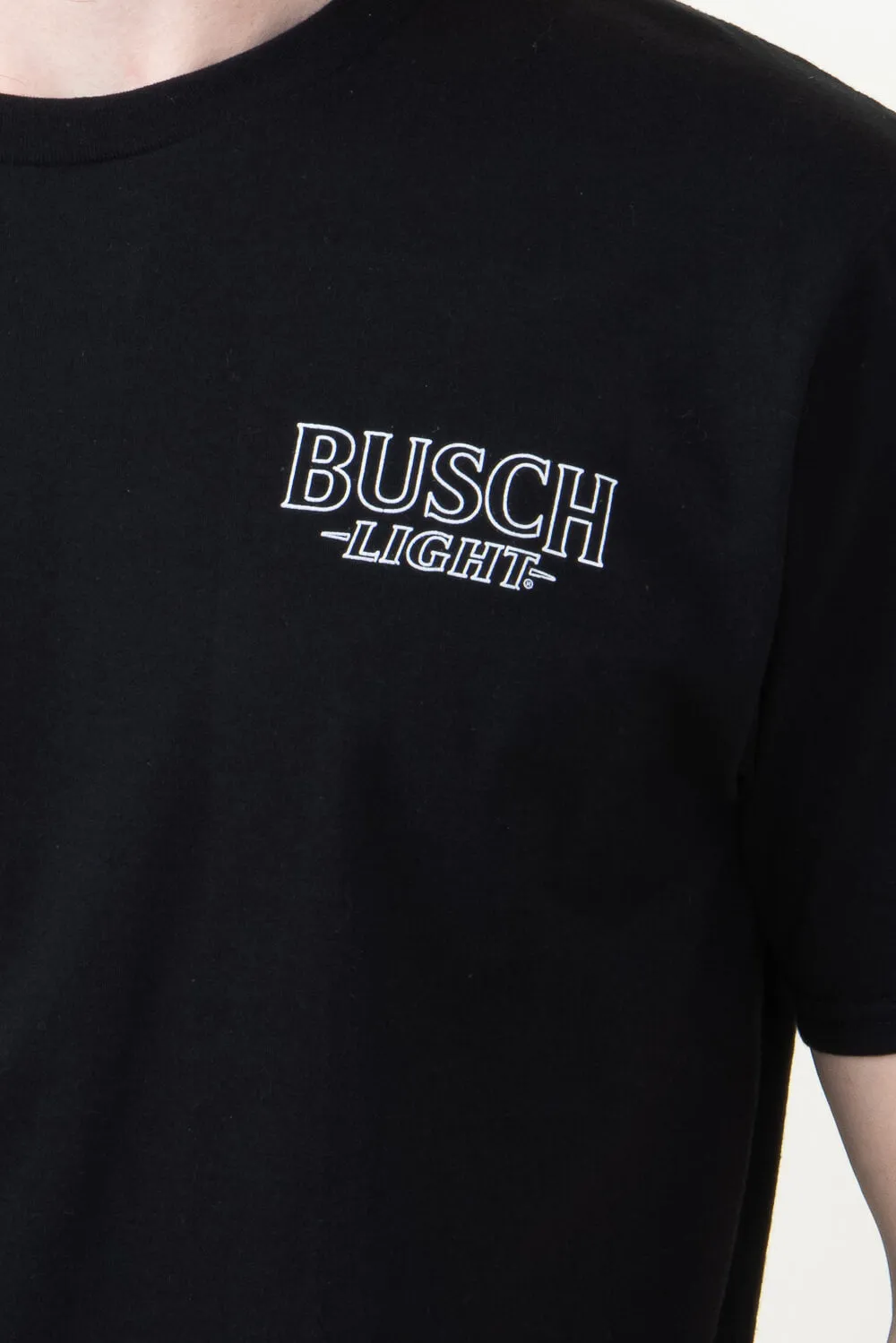 Busch Light Neon Logo T-Shirt for Men in Black | 3347-BLACK sold by Glik’s product image thumbnail 3