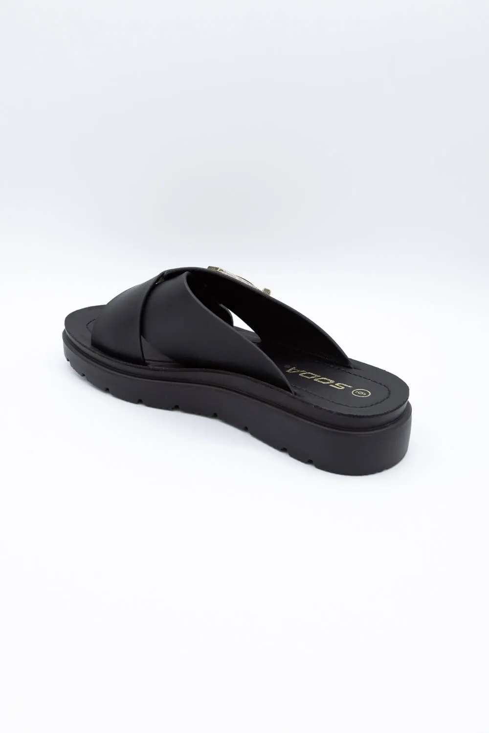 Soda Milli Buckle Sandals for Women in Black | MILLI-S BLACK sold by Glik’s product image thumbnail 3