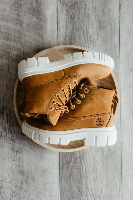 Timberland Greyfield Leather Booties for Women in Brown | TB0A5P2D231 sold by Glik’s