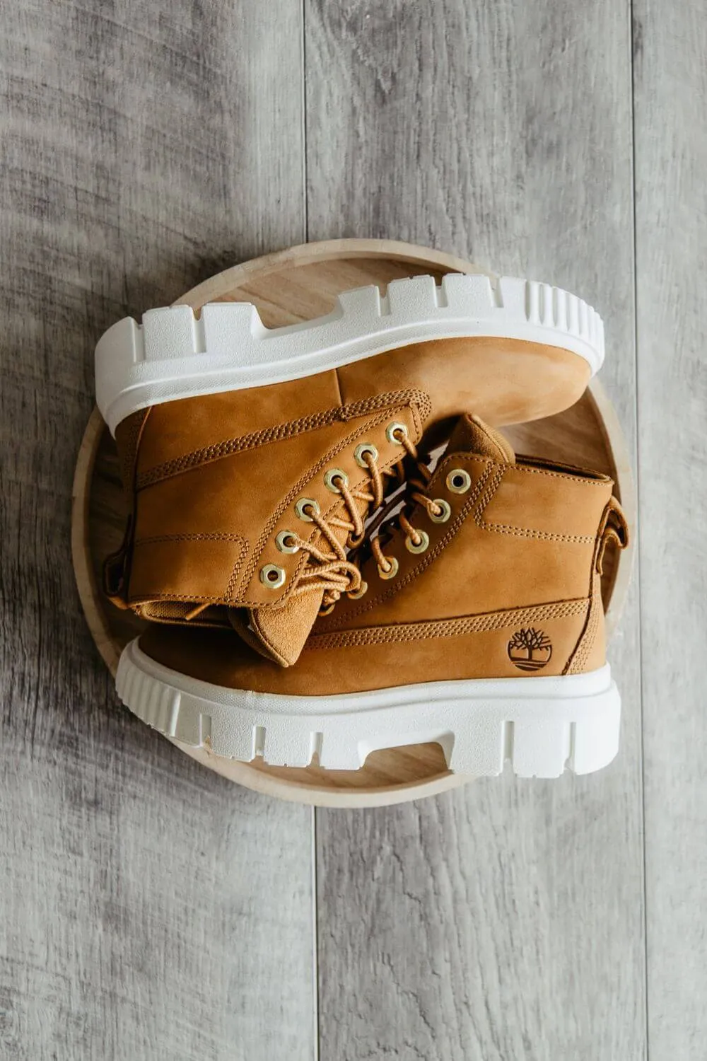 Timberland Greyfield Leather Booties for Women in Brown | TB0A5P2D231 sold by Glik’s