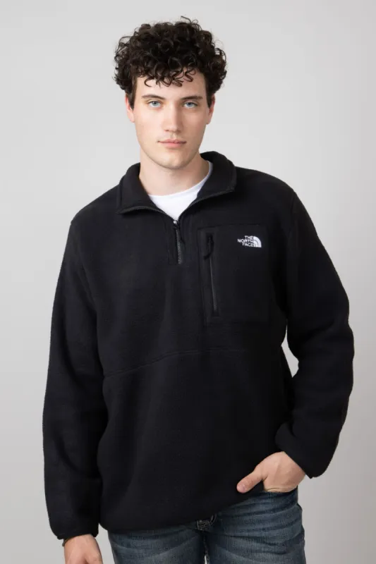 The North Face Yumiori Fleece Quarter Zip for Men in Black | NF0A883S-KX8-BLK sold by Glik’s