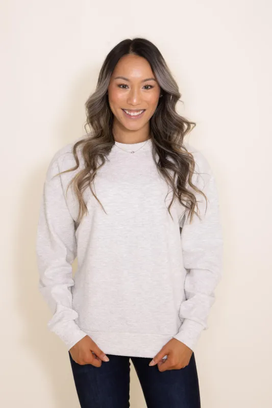 1897 Active Honeycomb Stretch Sweatshirt for Women in Oatmeal | T103-OATMEAL sold by Glik’s