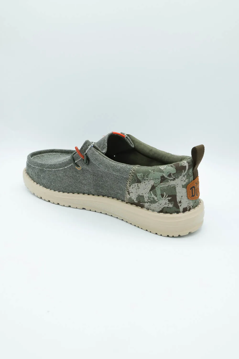 HEYDUDE Men’s Wally Funk Hunt Camo Shoes in Olive | 42137-337 sold by Glik’s product image thumbnail 3