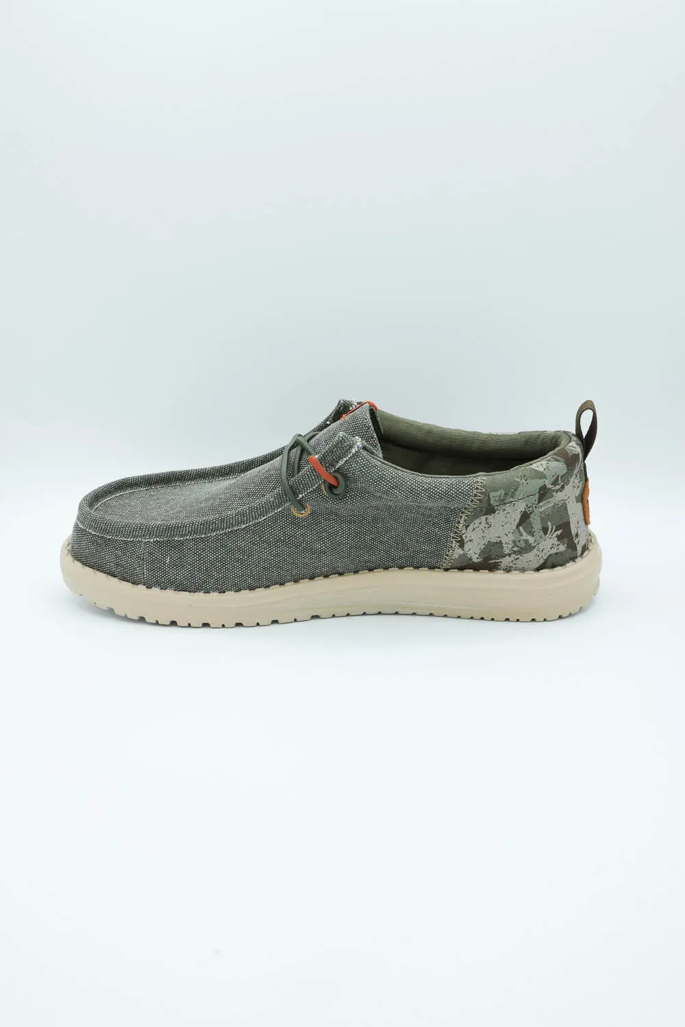 HEYDUDE Men’s Wally Funk Hunt Camo Shoes in Olive | 42137-337 sold by Glik’s product image thumbnail 4
