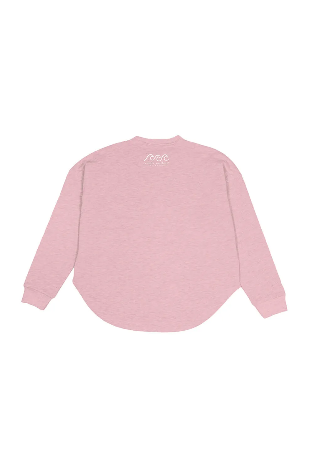 Simply Southern Plus Size Weekend Boxy Crewneck Pullover for Women in Pink | EXT-BOXY-PULL-WEEKEND-ROSY sold by Glik’s product image thumbnail 2
