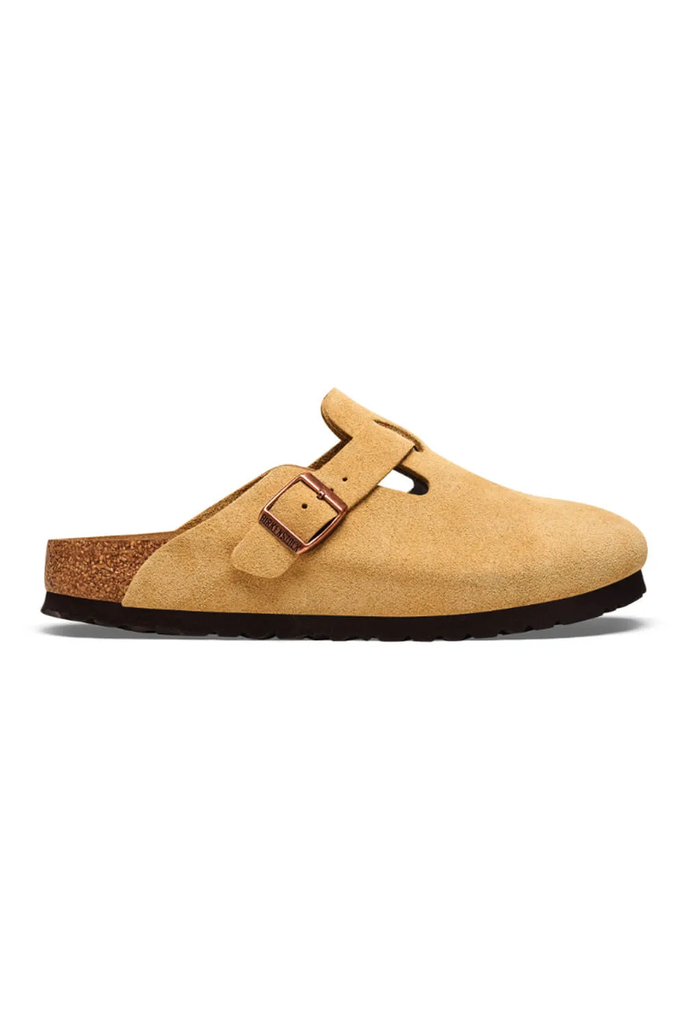 Birkenstock Boston Suede Leather Clogs for Women in Latte Cream | 1026164 sold by Glik’s product image thumbnail 5