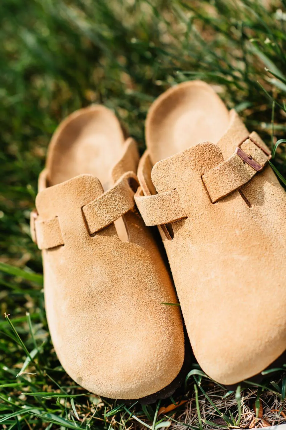 Birkenstock Boston Suede Leather Clogs for Women in Latte Cream | 1026164 sold by Glik’s product image thumbnail 2