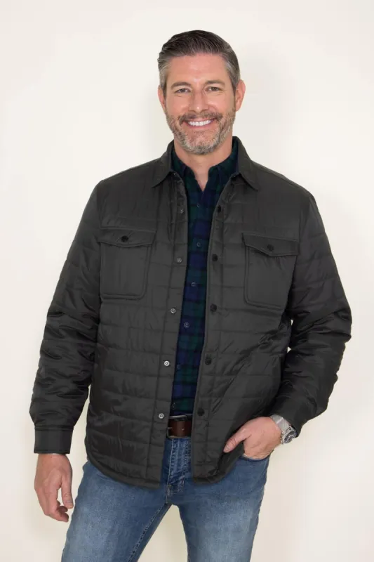 Weatherproof Vintage Quilted Barn Jacket for Men in Green | F2370224GK-ROSIN sold by Glik’s