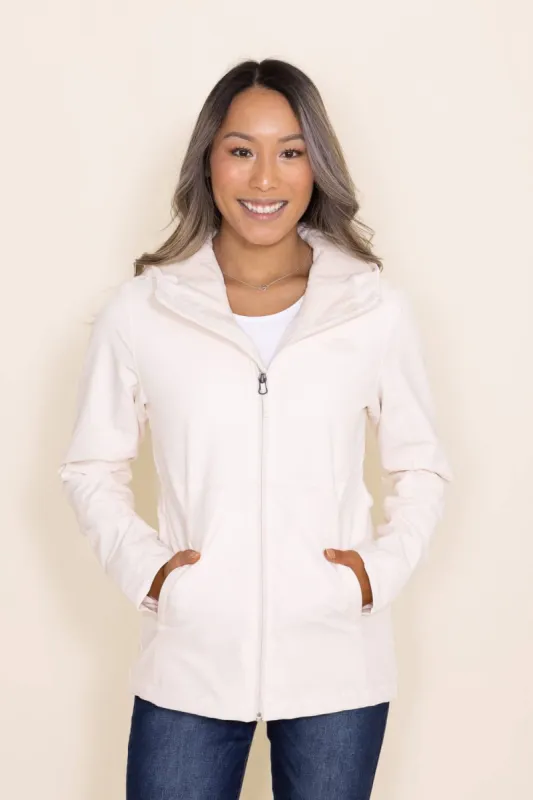The North Face Shelbe Raschel Hoodie Jacket for Women in White | NF0A4R7C-N3N sold by Glik’s