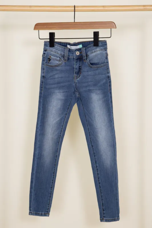 KanCan Youth High Rise Skinny Jeans for Girls | KD1004-MEDDENIM sold by Glik’s