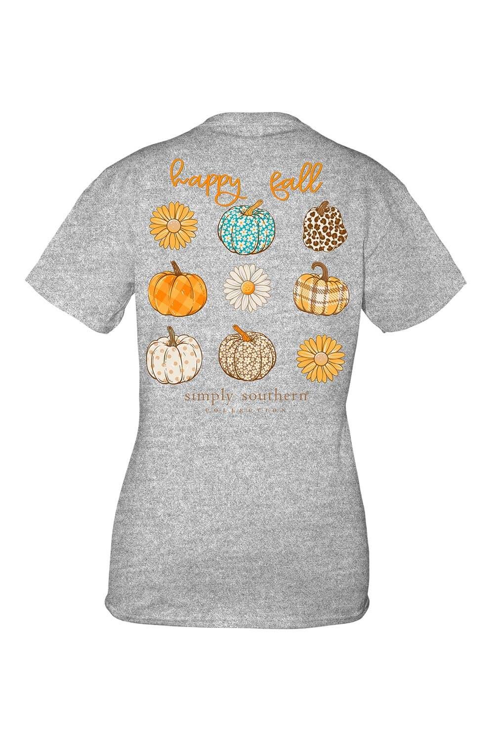 Simply Southern Hey Fall Pumpkin T-Shirt for Women in Heather Grey | SS-PUMPKIN-HTHRGRY sold by Glik’s
