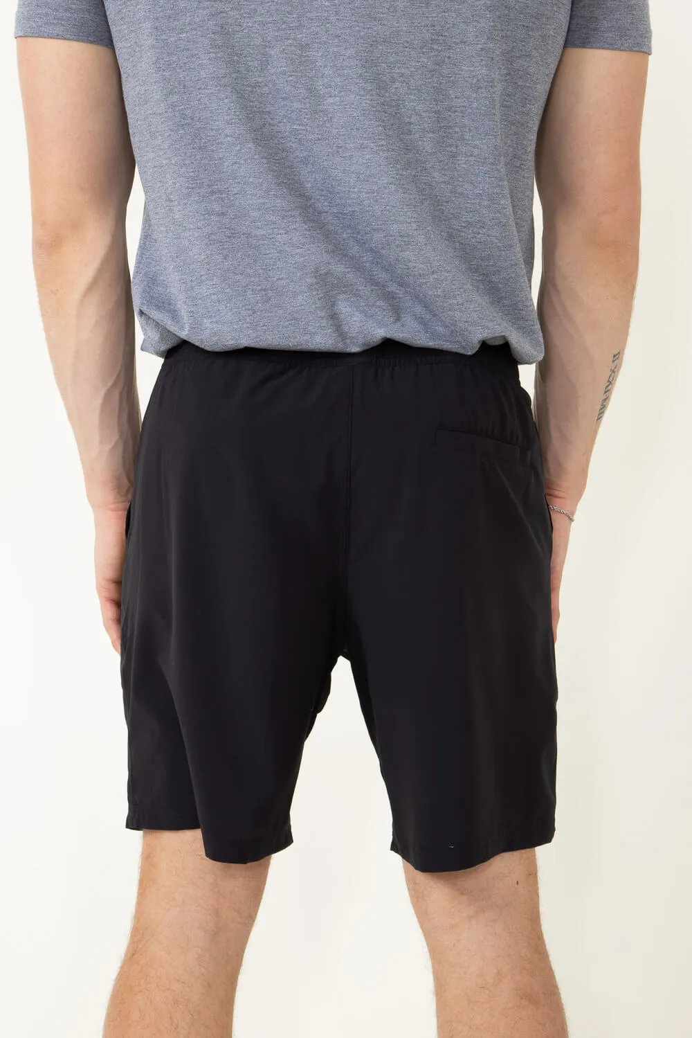 1897 Active Levitate Shorts for Men in Black | STEW26-BLACK sold by Glik’s product image thumbnail 3