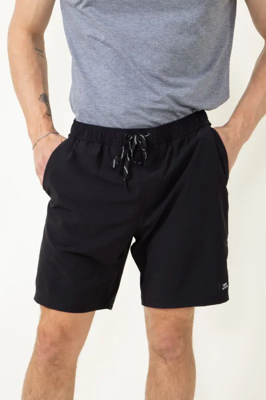 1897 Active Levitate Shorts for Men in Black | STEW26-BLACK sold by Glik’s