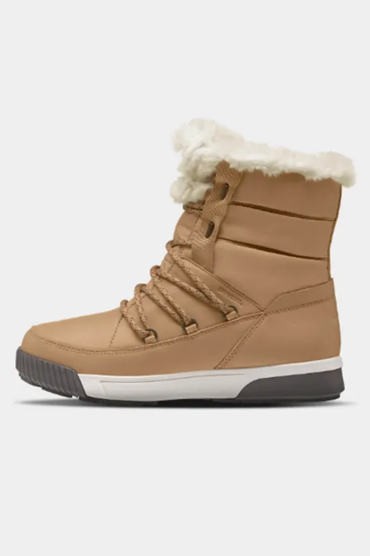 The North Face Sierra Luxe Lace Up Waterproof Boots for Women in Brown | NF0A5LWB-OHV sold by Glik’s