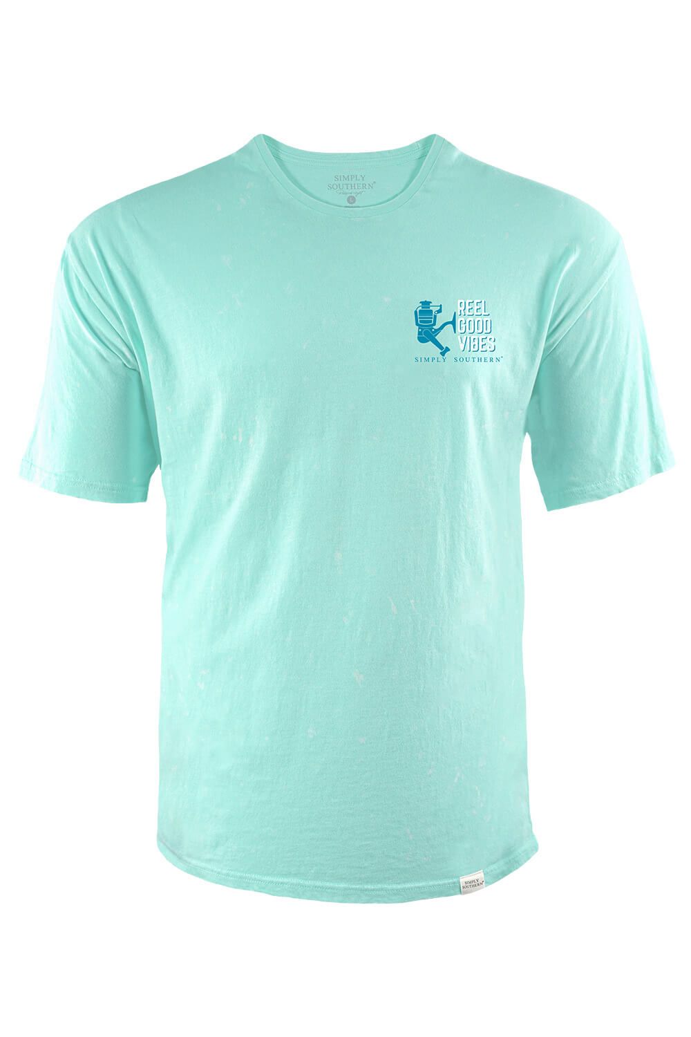 Simply Southern Point Fish T-Shirt for Men in Blue | SC-MN-SS-POINT-HAZE sold by Glik’s product image thumbnail 2